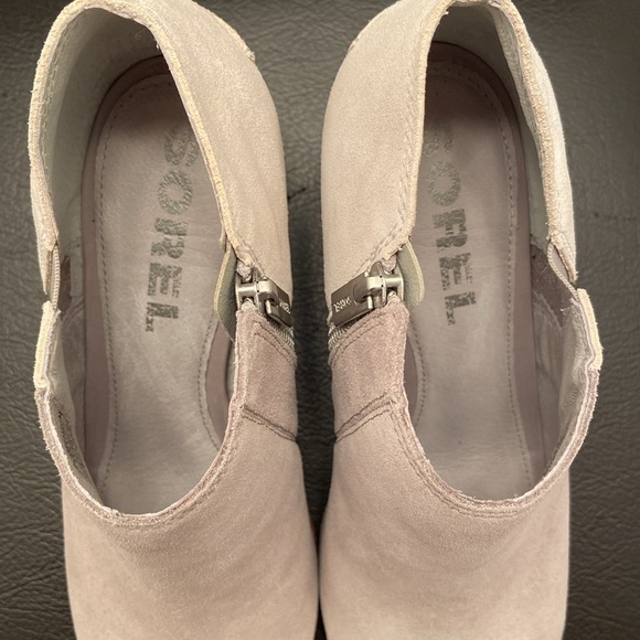 New Sorel Nadia Open Toe Heeled Booties Size 8 - Picture 3 of 4